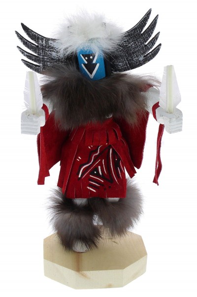 Native American Navajo Crow Mother Kachina Doll KX74698