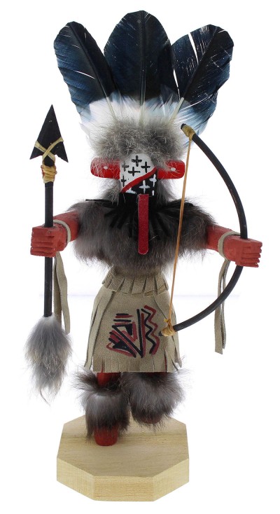 Native American Navajo Warrior Kachina Doll KX74730