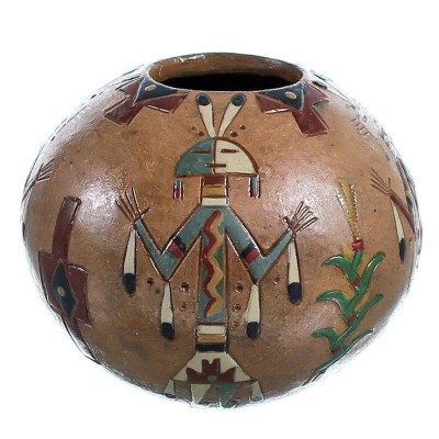 Native American Miniature Kachina Pot ZX116937