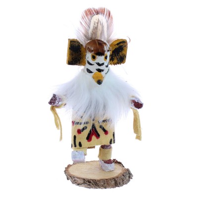 Native American Navajo Owl Miniature Kachina Doll JX121812