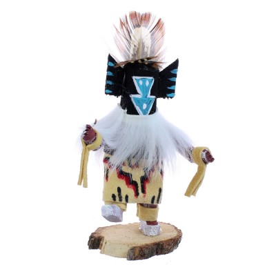 Native American Navajo Mother Crow Miniature Kachina Doll JX121836