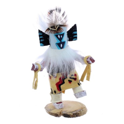 Native American Navajo Mother Crow Miniature Kachina Doll JX121838