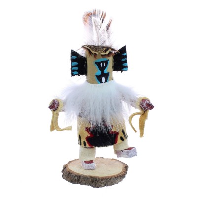 Native American Navajo Mother Crow Miniature Kachina Doll JX121845