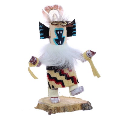 Native American Navajo Mother Crow Miniature Kachina Doll JX121844