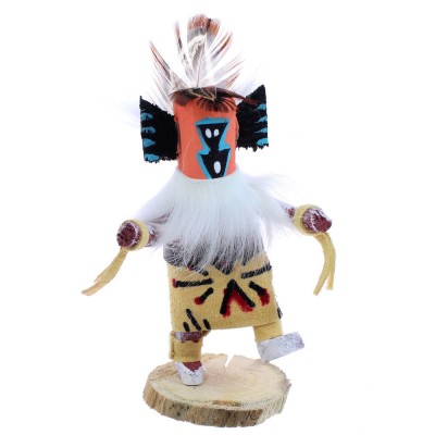 Native American Navajo Mother Crow Miniature Kachina Doll JX121848