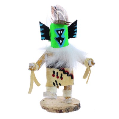 Native American Navajo Mother Crow Miniature Kachina Doll JX121837