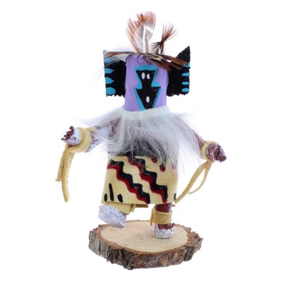 Native American Navajo Mother Crow Miniature Kachina Doll JX121833