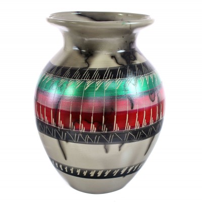 Navajo Vase By Artist Bernice Watchman Lee MX121679