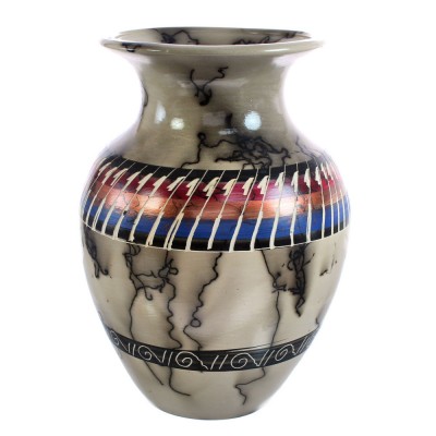 Navajo Vase By Artist Bernice Watchman Lee MX121680