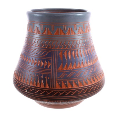 Native American Navajo Hand Crafted Pottery JX123475
