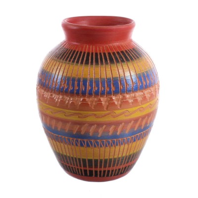Native American Navajo Hand Crafted Pottery JX123500