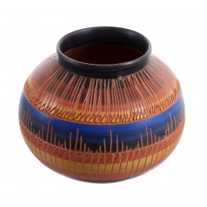 Native American Navajo Hand Crafted Pottery JX123535