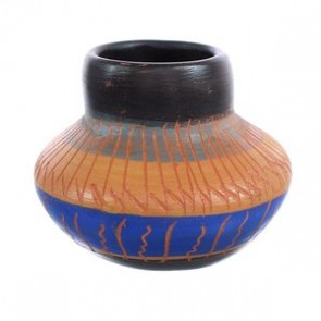 Native American Navajo Mini Hand Crafted Pottery JX123621