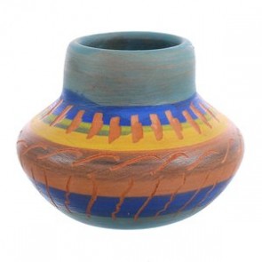 Native American Navajo Mini Hand Crafted Pottery JX123632